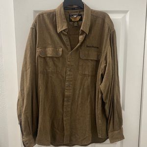 Harley Davidson Men’s Large Button Down